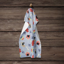 Load image into Gallery viewer, Dog House Collection Yorkshire Terrier Kitchen Towel – Artistic Dish Towel for Everyday Use BB4128KTWL