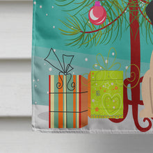 Load image into Gallery viewer, Merry Christmas Tree Pug Fawn Flag Canvas House Size BB4133CHF