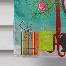 Load image into Gallery viewer, Merry Christmas Tree French Bulldog Brindle Flag Canvas House Size BB4134CHF