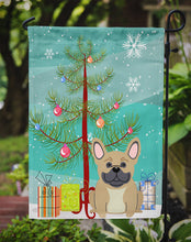 Load image into Gallery viewer, Merry Christmas Tree French Bulldog Cream Garden Flag - Outdoor Decorative Yard Flag BB4135GF