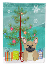 Load image into Gallery viewer, Merry Christmas Tree French Bulldog Cream Garden Flag - Outdoor Decorative Yard Flag BB4135GF