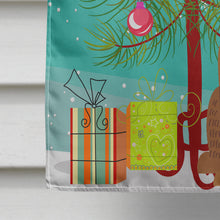 Load image into Gallery viewer, Merry Christmas Tree Mastiff Brindle Flag Canvas House Size BB4140CHF