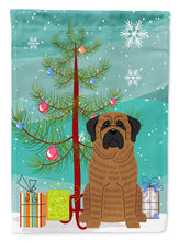Load image into Gallery viewer, Merry Christmas Tree Mastiff Brindle Flag Canvas House Size BB4140CHF