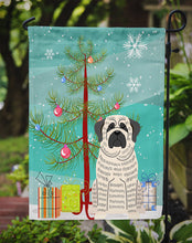 Load image into Gallery viewer, Merry Christmas Tree Mastiff Brindle White Garden Flag - Outdoor Decorative Yard Flag BB4141GF