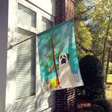 Load image into Gallery viewer, Merry Christmas Tree Mastiff White Flag Canvas House Size BB4142CHF