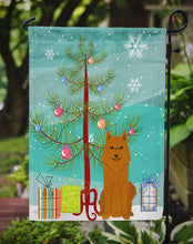 Load image into Gallery viewer, Merry Christmas Tree Karelian Bear Dog Garden Flag - Outdoor Decorative Yard Flag BB4147GF