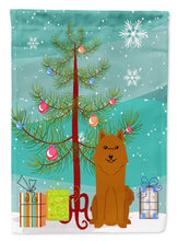 Load image into Gallery viewer, Merry Christmas Tree Karelian Bear Dog Garden Flag - Outdoor Decorative Yard Flag BB4147GF