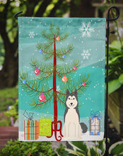 Load image into Gallery viewer, Merry Christmas Tree West Siberian Laika Spitz Garden Flag - Outdoor Decorative Yard Flag BB4150GF
