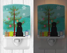 Load image into Gallery viewer, Merry Christmas Tree Black Russian Terrier Ceramic Night Light BB4151CNL