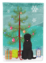 Load image into Gallery viewer, Merry Christmas Tree Black Russian Terrier Garden Flag - Outdoor Decorative Yard Flag BB4151GF