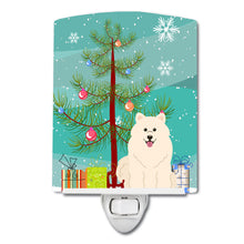 Load image into Gallery viewer, Merry Christmas Tree Samoyed Ceramic Night Light BB4155CNL
