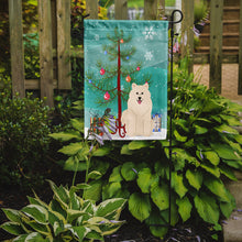 Load image into Gallery viewer, Merry Christmas Tree Samoyed Garden Flag - Outdoor Decorative Yard Flag BB4155GF
