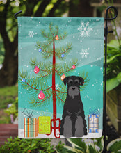 Load image into Gallery viewer, Merry Christmas Tree Standard Schnauzer Black Garden Flag - Outdoor Decorative Yard Flag BB4157GF