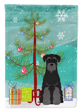 Load image into Gallery viewer, Merry Christmas Tree Standard Schnauzer Black Garden Flag - Outdoor Decorative Yard Flag BB4157GF