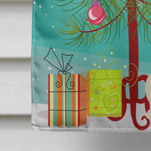 Load image into Gallery viewer, Merry Christmas Tree Saint Bernard Flag Canvas House Size BB4160CHF