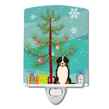 Load image into Gallery viewer, Merry Christmas Tree Bernese Mountain Dog Ceramic Night Light BB4161CNL