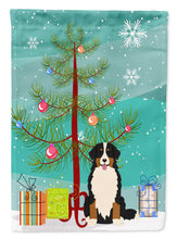 Load image into Gallery viewer, Merry Christmas Tree Bernese Mountain Dog Garden Flag - Outdoor Decorative Yard Flag BB4161GF