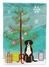 Load image into Gallery viewer, Merry Christmas Tree Greater Swiss Mountain Dog Garden Flag - Outdoor Decorative Yard Flag BB4162GF