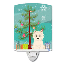Load image into Gallery viewer, Merry Christmas Tree Westie Ceramic Night Light BB4167CNL