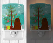Load image into Gallery viewer, Merry Christmas Tree Caucasian Shepherd Dog Ceramic Night Light BB4175CNL
