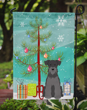 Load image into Gallery viewer, Merry Christmas Tree Miniature Schanuzer Black Garden Flag - Outdoor Decorative Yard Flag BB4176GF