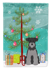Load image into Gallery viewer, Merry Christmas Tree Miniature Schanuzer Black Silver Garden Flag - Outdoor Decorative Yard Flag BB4177GF