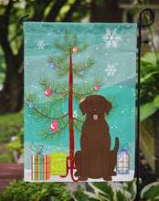 Load image into Gallery viewer, Merry Christmas Tree Chocolate Labrador Garden Flag - Outdoor Decorative Yard Flag BB4181GF