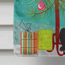 Load image into Gallery viewer, Merry Christmas Tree Black Labrador Flag Canvas House Size BB4182CHF