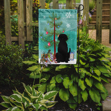 Load image into Gallery viewer, Merry Christmas Tree Black Labrador Garden Flag - Outdoor Decorative Yard Flag BB4182GF