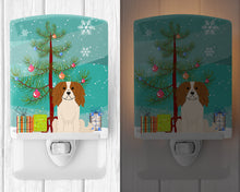 Load image into Gallery viewer, Merry Christmas Tree Cavalier Spaniel Ceramic Night Light BB4183CNL