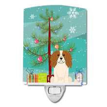 Load image into Gallery viewer, Merry Christmas Tree Cavalier Spaniel Ceramic Night Light BB4183CNL