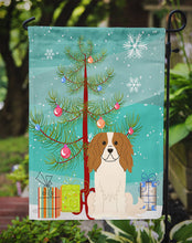 Load image into Gallery viewer, Merry Christmas Tree Cavalier Spaniel Garden Flag - Outdoor Decorative Yard Flag BB4183GF