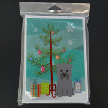 Load image into Gallery viewer, Merry Christmas Tree Glen of Imal Grey Greeting Cards Pack of 8