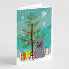Load image into Gallery viewer, Merry Christmas Tree Glen of Imal Grey Greeting Cards Pack of 8