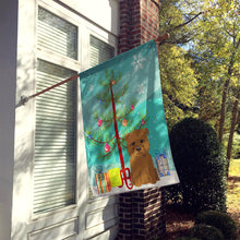 Load image into Gallery viewer, Merry Christmas Tree Glen of Imal Tan Flag Canvas House Size BB4185CHF