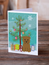 Load image into Gallery viewer, Merry Christmas Tree Glen of Imal Tan Greeting Cards Pack of 8