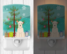 Load image into Gallery viewer, Merry Christmas Tree Soft Coated Wheaten Terrier Ceramic Night Light BB4186CNL