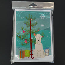 Load image into Gallery viewer, Merry Christmas Tree Soft Coated Wheaten Terrier Greeting Cards Pack of 8