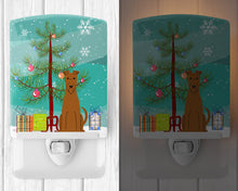 Load image into Gallery viewer, Merry Christmas Tree Irish Terrier Ceramic Night Light BB4187CNL