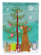 Load image into Gallery viewer, Merry Christmas Tree Irish Terrier Garden Flag - Outdoor Decorative Yard Flag BB4187GF