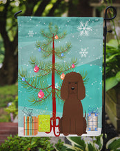Load image into Gallery viewer, Merry Christmas Tree Irish Water Spaniel Garden Flag - Outdoor Decorative Yard Flag BB4188GF