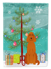 Load image into Gallery viewer, Merry Christmas Tree Irish Setter Garden Flag - Outdoor Decorative Yard Flag BB4189GF