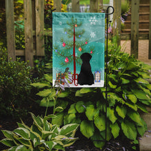 Load image into Gallery viewer, Merry Christmas Tree Giant Schnauzer Garden Flag - Outdoor Decorative Yard Flag BB4191GF