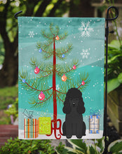 Load image into Gallery viewer, Merry Christmas Tree Poodle Black Garden Flag - Outdoor Decorative Yard Flag BB4196GF
