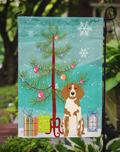 Load image into Gallery viewer, Merry Christmas Tree Brittany Spaniel Garden Flag - Outdoor Decorative Yard Flag BB4197GF
