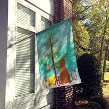 Load image into Gallery viewer, Merry Christmas Tree Dogue de Bourdeaux Flag Canvas House Size BB4198CHF
