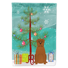 Load image into Gallery viewer, Merry Christmas Tree Dogue de Bourdeaux Flag Canvas House Size BB4198CHF