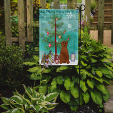 Load image into Gallery viewer, Merry Christmas Tree Dogue de Bourdeaux Garden Flag - Outdoor Decorative Yard Flag BB4198GF