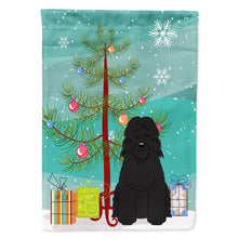 Load image into Gallery viewer, Merry Christmas Tree Bouvier des Flandres Flag Canvas House Size BB4199CHF