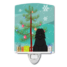 Load image into Gallery viewer, Merry Christmas Tree Bouvier des Flandres Ceramic Night Light BB4199CNL